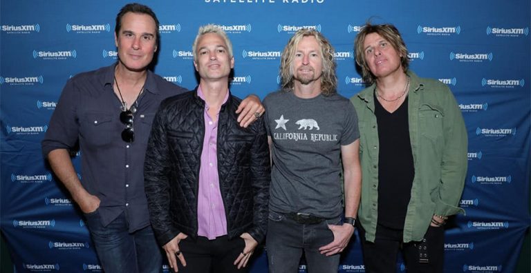 Stone Temple Pilots pictured with new vocalist Jeff Gutt