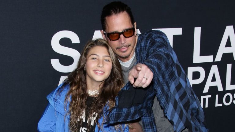 Chris Cornell and his daughter Troi