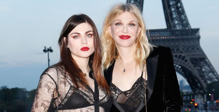 Courtney Love pictured with daughter, Frances Bean Cobain