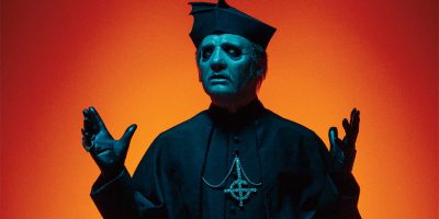 Ghost frontman Tobias Forge as Cardinal Copia