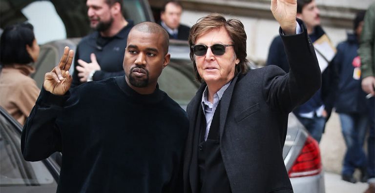 Kanye West and Paul McCartney pictured together