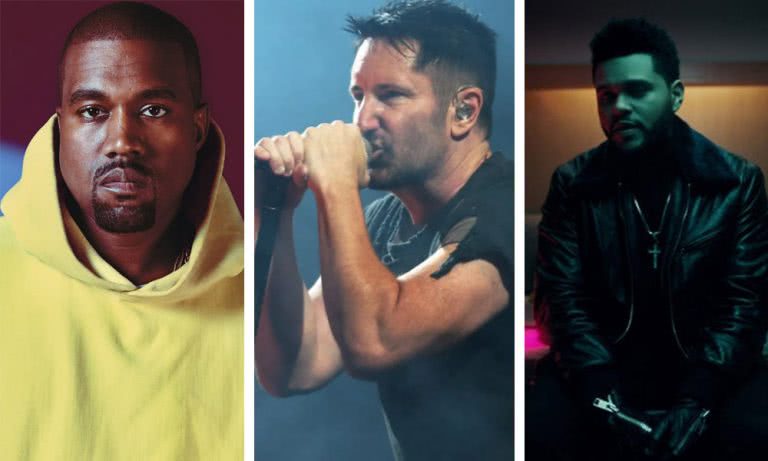 Kanye West, Trent Reznor, The Weeknd