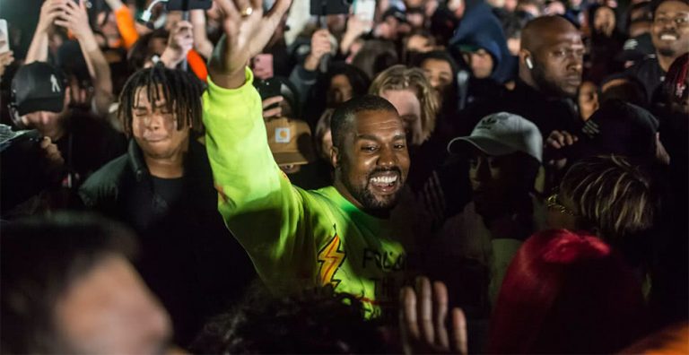US hip-hop artist Kanye West