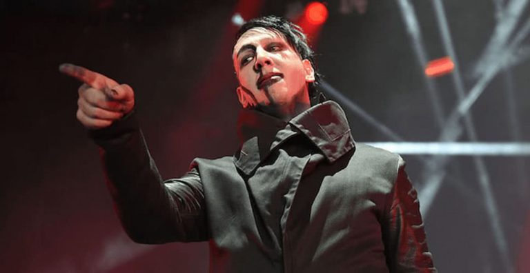 Marilyn Manson performing live