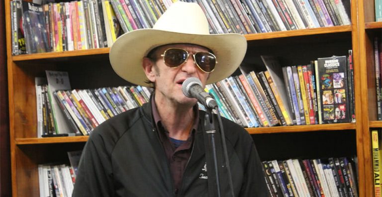 Iconic guitarist Spencer P Jones performing at Greville Records for Record Store Day 2013