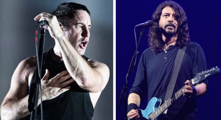Trent Reznor and Dave Grohl