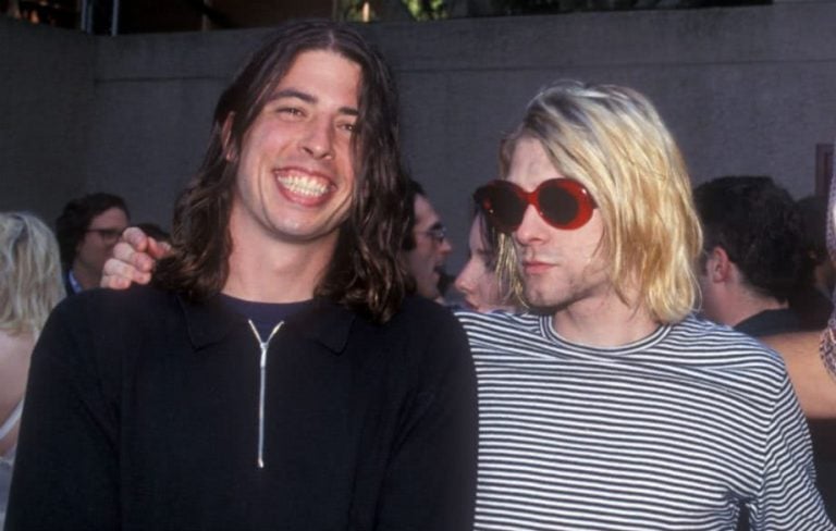 Dave Grohl and Kurt Cobain