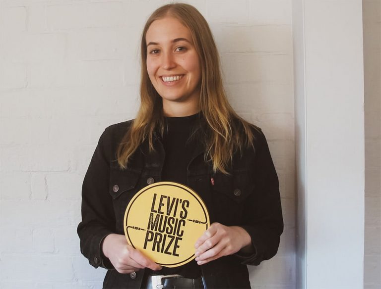Harriette Pilbeam aka Hatchie, who has taken home the fourth round of Levi's Music Prize