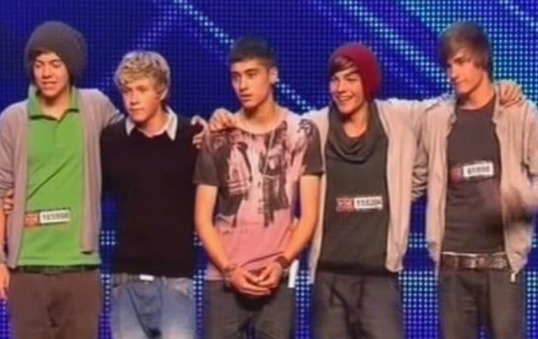 One Direction at their final X-Factor performance.