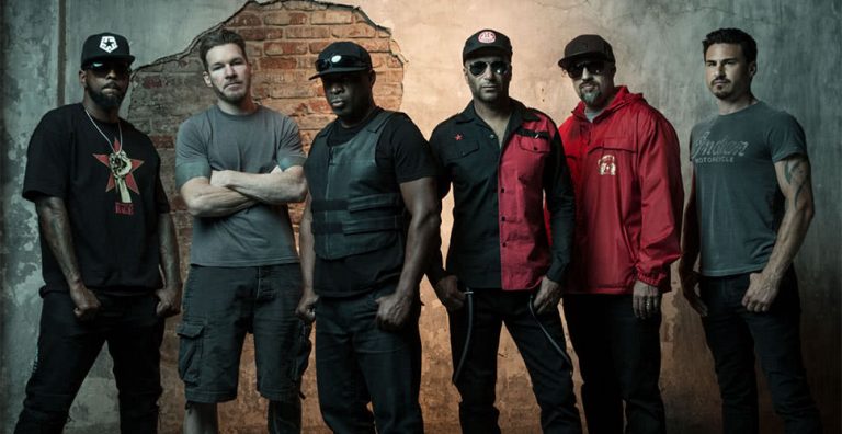 Members of US rap rock supergroup Prophets Of Rage
