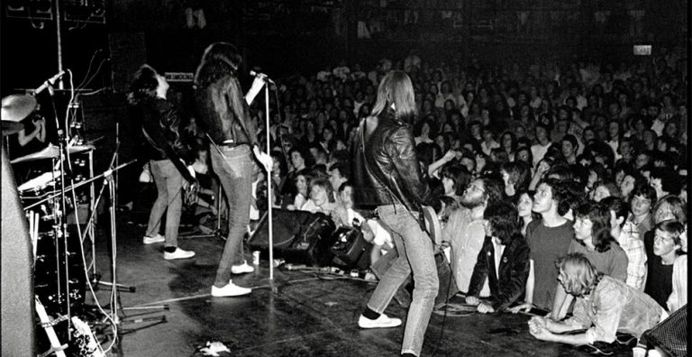 Ramones The Ramones performing at the Roundhouse in England, 1976