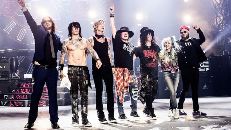 Iconic rockers Guns N' Roses