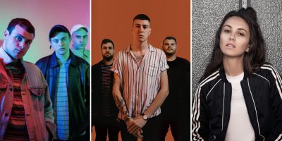 DMA'S, Trophy Eyes, and Amy Shark, the three most-played acts on triple j this week.