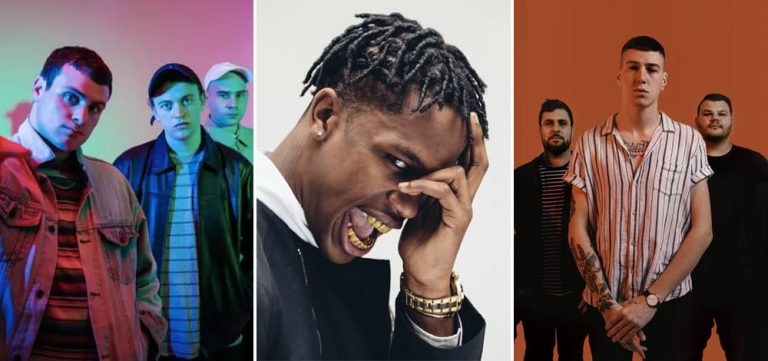 DMA’s, Travis Scott, and Trophy Eyes, three of the most-played acts on triple j this week