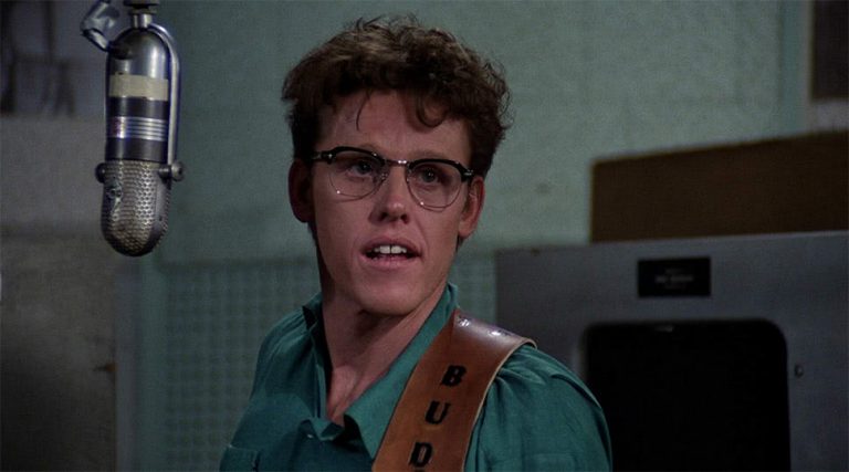 Gary Busey as the title character in 'The Buddy Holly Story'