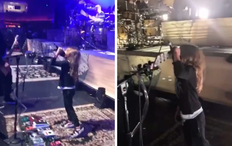 Watch: Korn guitarist's 5-year old son doing guest vocals for the band