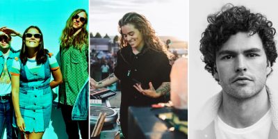 Middle Kids, Tash Sultana, and Vance Joy, three of the most-played acts on triple j this week.