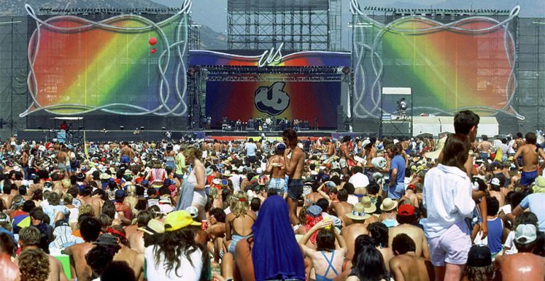 Image of the crowd at the 1982 US Festival
