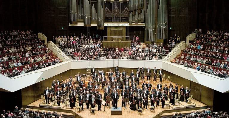 Classical musical ensemble, the Leipzig Gewandhaus Orchestra