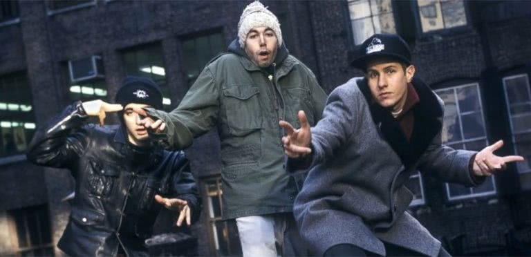 Beastie Boys pictured in 1994