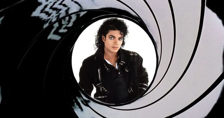 Michael Jackson paired with the gunbarrell sequence from James Bond