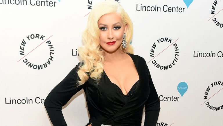 US singer-songwriter Christina Aguilera