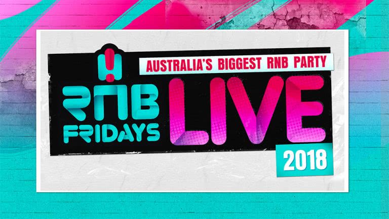 The logog for RnB Fridays Live 2018