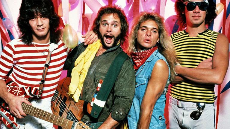 1984 lineup of iconic rock band Van Halen