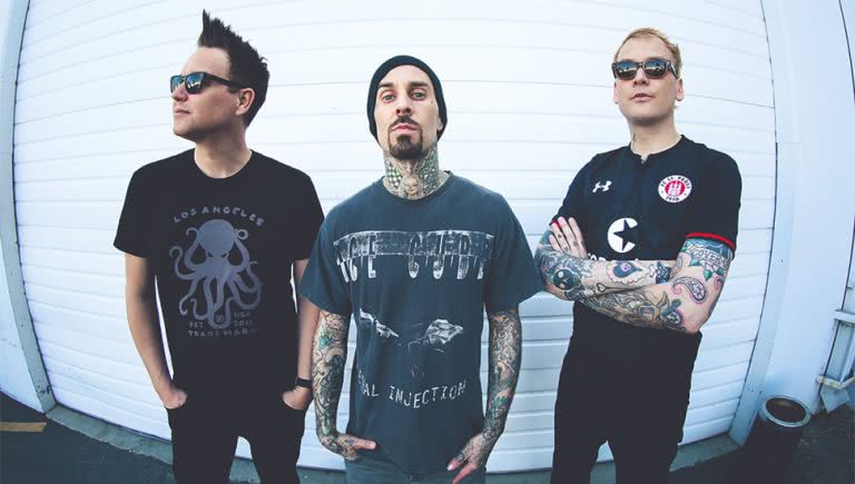The current lineup of punk icons Blink-182