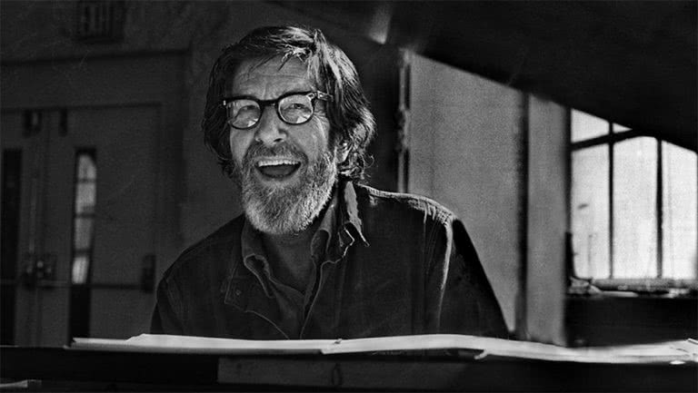 Renowned American composer John Cage