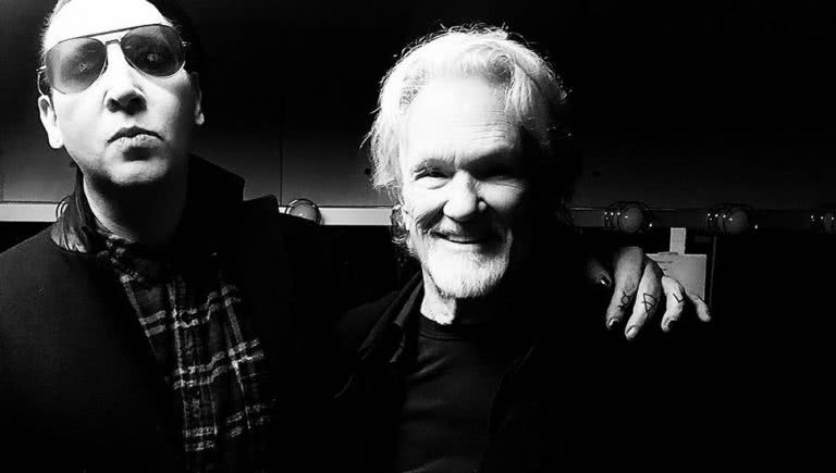Image of Marilyn Manson and Kris Kristofferson