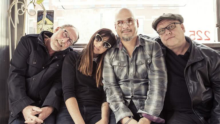 The current lineup of alt-rock icons the Pixies