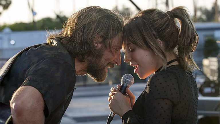 Image of Bradley Cooper and Lady Gaga from the 2018 remake of 'A Star Is Born'