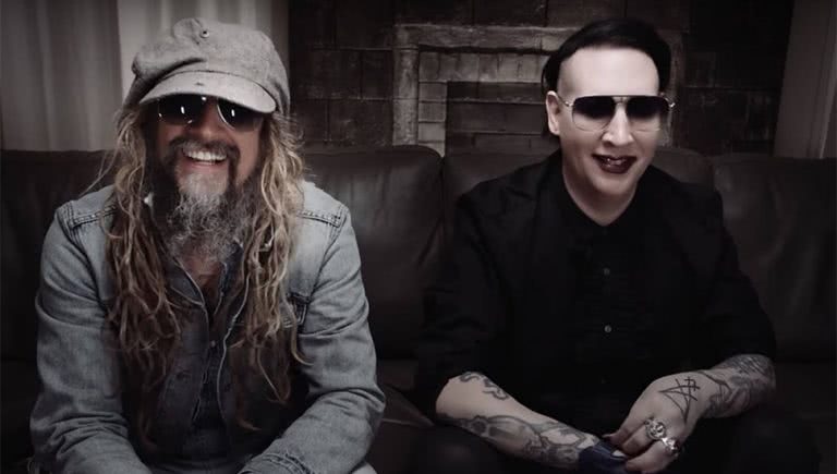 Image of Rob Zombie and Marilyn Manson