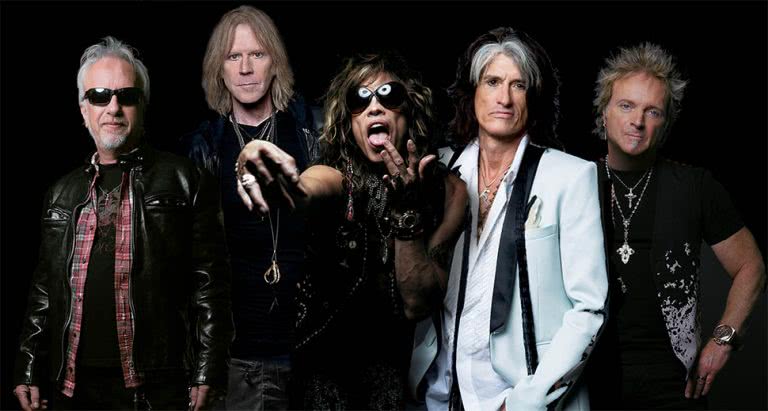 US rock icons Aerosmith