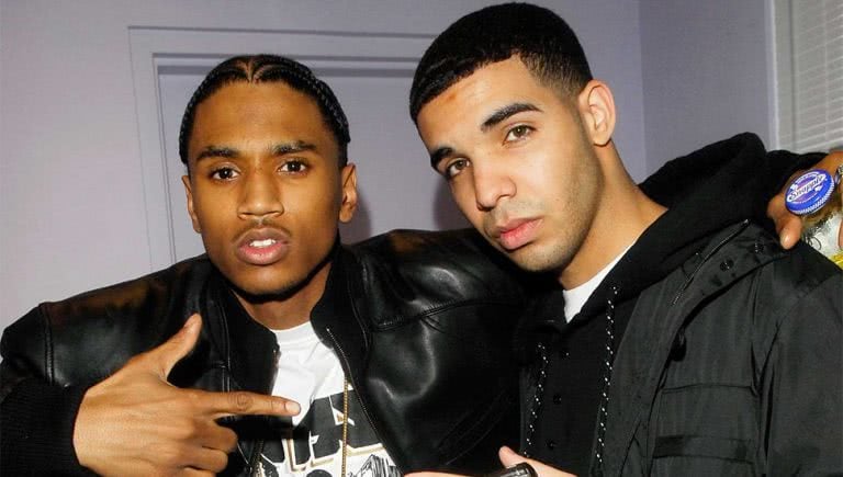 2009 image of Trey Songz with Drake