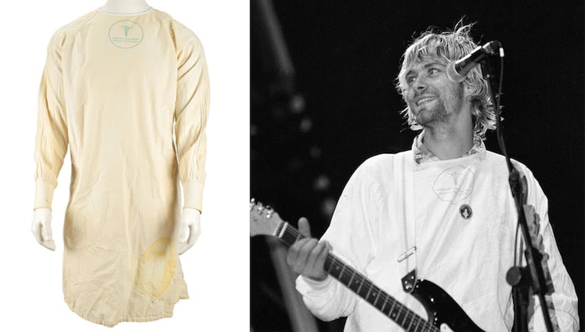 Kurt Cobain's iconic hospital gown is up for auction