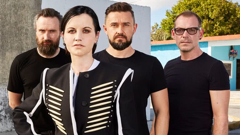 Irish rockers The Cranberries, with late vocalist Dolores O'Riordan pictured second from the left.