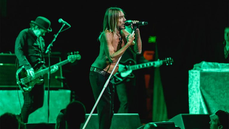 Iggy Pop performing at the Sydney Opera House in 2019