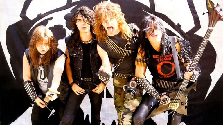 The classic lineup of Montreal heavy metal act Voivod