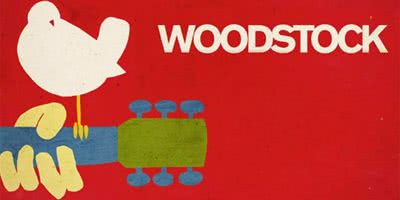 Logo for the Woodstock 50 anniversary concert