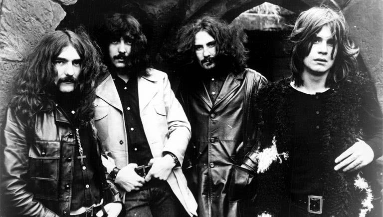 The classic lineup of Black Sabbath, pictured in 1970, including Ozzy Osbourne on the right