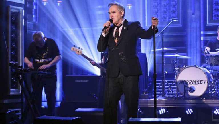Morrissey performing live on 'The Tonight Show Starring Jimmy Fallon'