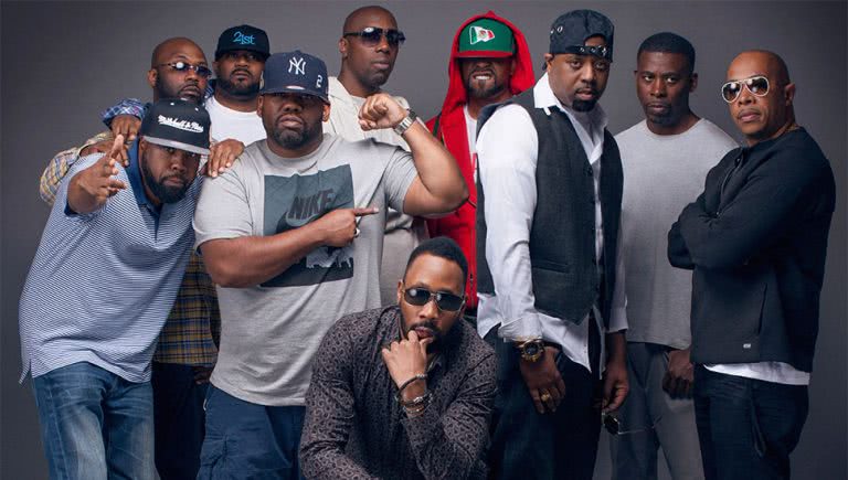 Image of the Wu-Tang Clan in 2014