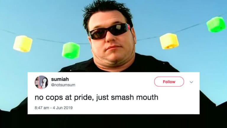 Smash Mouth lash out at Straight Pride Parade