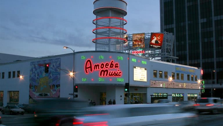 The Los Angeles location of iconic record store Amoeba Music