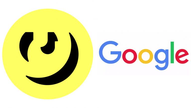 2 panel image of the logos for Genius and Google