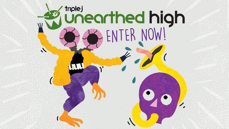 Promo image for the 2019 edition of triple j Unearthed High