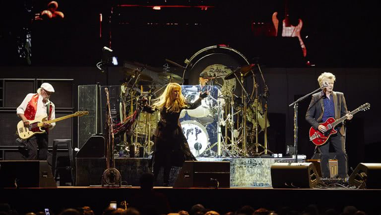 Fleetwood Mac performing at Qudos Bank Arena, Sydney