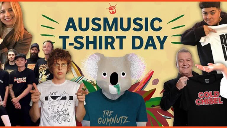 Promo image for AusMusic T-Shirt Day